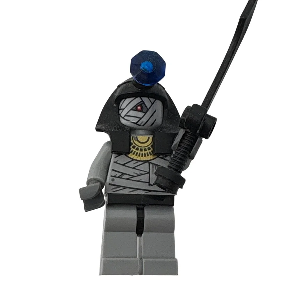LEGO Pharaohs Quest Mummy Warrior 1 Minifigure pha003 Scimitar Sword 7326 7306
